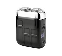 o Elettrico,Portatile Impermeabile Senza Fili Doppio Tagliente Ricaricabile - Elettrici Per Uomo Per Il Viso - Per Barba Mento Viaggio Lavoro Casa Palestra Doccia Quotidiana