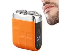 o Elettrico | Portatile Senza Filo Ricaricabile Doppio Tagliente Con Display LED,Elettrici Per Uomo Per Il Viso - Per Barba Mento Viaggio Lavoro Casa Palestra Doccia Quotidiana