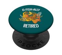 O-Fish-Ally Pensionato Divertente Koi Amante Pensione PopSockets PopGrip Adesivo
