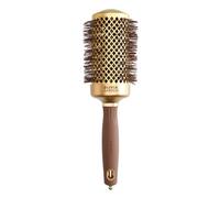 Olivia Garden Expert Blowout Shine Round Brush Wavy Bristles Gold & Brown 55 mm spazzola per capelli