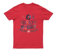 O Holy Night Christmas T-Shirt Unisex Regalo Retrò Divertente Donna Vintage...