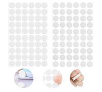 O-Kinee 1080 Nastro a Strappo Adesivo Tondo, 540 Coppie Fasce Gancio e Anello Adesivi Biadesivi, Diametro 20 mm Forti e Robusti, Lato con Gancetti e Lato con Asole da Attaccare (Bianca 20mm)