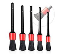 O-Kinee 5pcs Detailing Spazzola Detailing Set Cleaner Brush Set, Spazzola per Auto Moto Ruote di Pulizia Automobile Bordo Bordo Interno Esterno Bocche Di Ventilazione