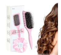 O-Kinee Curly Hair Brush,Spazzola per Capelli Ricci Styling,1 Stück Haus Dekoration A2