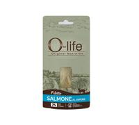 O-life Adult Filetti al Vapore Snack per gatti 15 gr - filetto di salmone - 1° ORDINE? scegli lo sconto BZR5 / BZR20 + 200 punti fedeltà