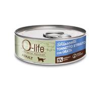 O-life Cat Adult Sfilaccetti 70 gr Tonnetto striato e orata - confezione da 6 pezzi - Cibo umido per gatti - 1° ORDINE? scegli lo sconto BZR5 / BZR20 + 200 punti fedeltà