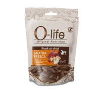 O-life Dog Adult Grain Free Air Dried Snack carne essiccata 80 gr - Anatra - 1° ORDINE? scegli lo sconto BZR5 / BZR20 + 200 punti fedeltà