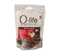 O-life Dog Adult Grain Free Air Dried Snack carne essiccata 80 gr - Manzo - 1° ORDINE? scegli lo sconto BZR5 / BZR20 + 200 punti fedeltà