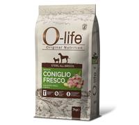 O-life Dog Sterilised All Breeds Grain Free Coniglio e patate - 7 Kg (scadenza: 30/09/2025) - 1° ORDINE? scegli lo sconto BZR5 / BZR20 + 200 punti fedeltà