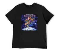 O-LIKE Men's T-Shirt Europe The Final Countdown Album Black L