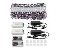 o luminoso a LED 5050 SMD Luci for vetrine decorative impermeabili for insegne pubblicitarie con lettere Striscia luminosa for finestre Luce RGB Industriale,Commerciale(40pcs)