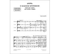 O Magnum Mysterium Motet Pour Quatre Voix Mixtes A Capella