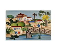 O Mamoeiro by Tarsila Do Amaral, stampa artistica da parete su tela, poster per casa, scuola, ufficio, decorazione senza cornice, 30,5 x 45,7 cm