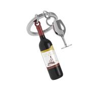 O meta[l]morphose METALMORPHOSE MTM301-01 - Portachiavi bottiglia di vino e vetro, Nero, X
