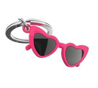 O meta[l]morphose METALMORPHOSE - Portachiavi Occhiali da Sole Cuori, Regalo Originale Donna, Rosa, taglia unica
