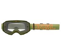 O neal b 10 maschera mtb a strisce verde chiaro