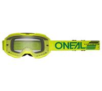 O neal b 10 solid yellow clear goggle