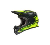 O neal sonus slick integral casco grigio giallo fluorescente