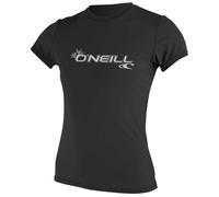 ONEILL WETSUITS Wms Basic Skins S/S Rash Tee Rash - Gilet da Donna, Donna, Rash Gilet, 3547-002-L, Nero, L
