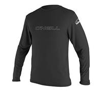 O' Neill Wetsuits Uomo Basic Skins L/S Tee Rash Vest, Uomo, Basic Skins L/S Rash Tee, Black, XS