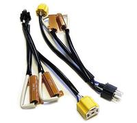 O-NEX LED Resistenza Kit H4 (9003) Relay Adattatore per Cablaggio Anti Flicker Decoder Errore canceller d'avvertimento