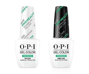 O.P.I. Smalto gel colorato, set di base e top coat ProHealth, 15 ml