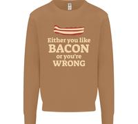 O Piace Il Bacon O Hai Torto Divertente Uomo Felpa Maglione