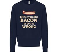 O Piace Il Bacon O Hai Torto Divertente Uomo Felpa Maglione