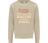 O Piace Il Bacon O Hai Torto Divertente Uomo Felpa Maglione