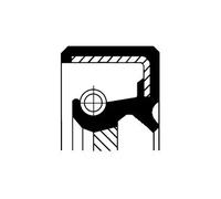 CORTECO Paraolio albero a gomiti 49432635 FKM (fluorocarburi-caucciù) per HYUNDAI