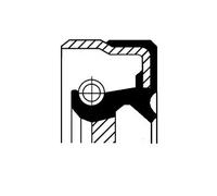 O-ring albero motore Parte frontale ACM (Poliacrilico- Caucciù) 12001470B