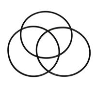 O-Ring Captain - O-Ring di ricambio per Whirlpool WHKF-DWHBB (WHKF-C9) e American Plumber W10-PR (W10-OR) (confezione da 3)