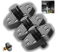 O-Ring Chassis Cleaner Flusher Kit, Efficiently Cleaning of Wheel Arches and Undercarriage, Undercarriage Cleaner with Quick Coupling, Powerful Cleaning in Hidden Areas, for Cars, Trucks, SUV (3pcs)