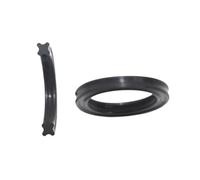 O-ring di colore nero, diametro interno 3,53 mm, a quattro labbri, in gomma nitrilica, compatibile con cilindri idraulici e steli di pistoni.(4.34x3.53(10pcs))