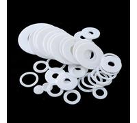 O-ring di tenuta, 100 pezzi Guarnizione ad anello spesso, rondelle piatte precise in PTFE, distanziatore, spessore 0,2,3,4,5 mm(6X1.8X0.4MM)