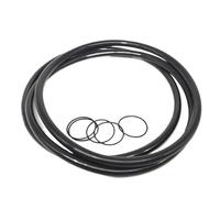O-ring EPDM 208mm ID, 215mm OD, 3.5mm Larghezza, O-ring neri, Guarnizione di tenuta metrica Pacchetto di 2