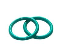 O-ring FKM verde da 100 pezzi, diametro interno 10 mm, spessore 2,5, resistente alle alte temperature for motore, valvola della pompa e sigillatura di tubazioni, 15x10x2(6x1x2.5mm)