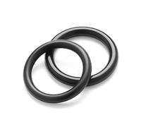 O-ring in gomma, 100 pezzi di guarnizione O-ring in NBR nero, spessore 1,5 mm, diametro esterno 4-10, anelli tenuta in gomma(5.5x2.5x1.5mm)