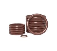 O-ring in gomma al fluoro 1x23x25 mm, Pacchetto di 10 | Anello di tenuta resistente ad alta temperatura