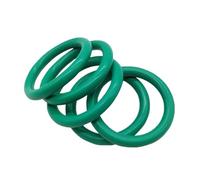 O-ring in gomma fluorurata, 73mm di diametro esterno, 68.8mm di diametro interno, 2.1mm di larghezza, guarnizione di tenuta FKM per macchinari idraulici, verde, 5 Pcs