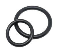 O-ring in gomma | Nero Taglie multiple 10 pezzi Sigillatura fai-da-te(70mm x 60mm x 5mm)