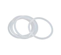 O-ring in silicone da 50 pezzi Diametro esterno 38,23 mm Diametro interno 32,99 mm Spessore 2,62 mm VMQ Anello di tenuta rotondo bianco(25.53x20.29x2.62mm)