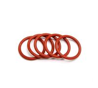 O-ring in silicone | Rosso Od 5-90mm Cs 2-3mm O-Ring in silicone Confezione da 10 guarnizioni for riparazioni fai da te(CS 2mm,OD 35mm)