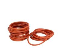 O-ring rosso, spessore CS 3mm, VMQ, diametro esterno 10-90mm(OD-32mm-20pcs)