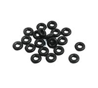 O Ring Rubber Oil Seal Washer Black 5 mm OD 2 mm Inner Diameter 1.5 mm Thickness 20 pieces Nice processing