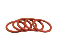 o-ring sigillato anello di gomma, Confezione da 10 guarnizioni ad anello VMQ in gomma rossa 2,5x(55-63) x(60-68) mm(2.5mmx63mmx68mm)