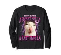 O Sei Un Amico Intelligente o Un Odore di Odore di scoreggia Maglia a Manica