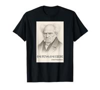 O si pensa o si crede - Schopenhauer Filosofia Frasi Maglietta