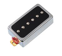 O Style Open Single Bobina Pickup 6 Foro 5 2mm. Pick-up Per Lp. Chitarra Cromata Con Nero Pickup chitarra elettrica (Color : Neck Pickup)