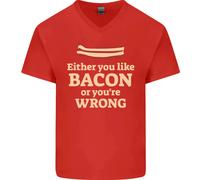 O Ti Piace Il Bacon O Hai Sbagliato Divertente Maglietta In Cotone A V Per Uomo
